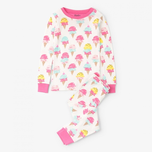 Hatley Ice Cream Treats Organic Cotton Pajama Set - Picture 1 of 1